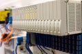 Programmable logic controller PLC modules Royalty Free Stock Photo