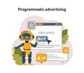 Programmatic advertising. Automated technology for media buying.