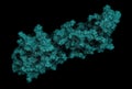 Programmed death-ligand 1 (PD-L1) protein, 3D rendering. Produced by tumor to suppress the immune system. Blockers of the PD-L1