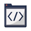 Programmer code window symbol