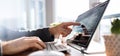 Programmer Or Coder At Office Desk Royalty Free Stock Photo