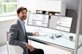 Programmer Coding Classes. Web Developer Coder Royalty Free Stock Photo