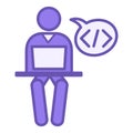Programmer Color Icon.