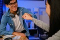 Programmer and developer teamwork Royalty Free Stock Photo