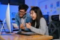 Programmer and developer teamwork Royalty Free Stock Photo