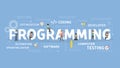 Programmer illustration concept.