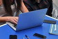 Programmer, Mobile Application Designers, Web Designer working at office Royalty Free Stock Photo
