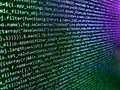 Programmer Typing New Lines of HTML Code. Internet app development and design. Programming of Internet website. Writing program Royalty Free Stock Photo