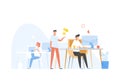 Programmers or coders working together. Front-end and back-end software development and testing, programming or program Royalty Free Stock Photo