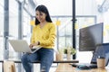 Programmers and developer teams are coding and developing software. Royalty Free Stock Photo