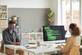 Programmers programming soft Royalty Free Stock Photo