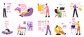 Programmers, web, software engineers and game designers. Web, game development, script coding, software developers Royalty Free Stock Photo