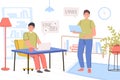 Programmers working at office concept Royalty Free Stock Photo
