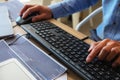 Programmers working in programming Programmer, developer and coding technology Website design, cybersecurity in the cyberspace Royalty Free Stock Photo