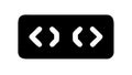 Programming Brackets, Coding Symbol, Software Development, vector design Generative AI Royalty Free Stock Photo