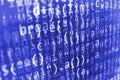 Programming code abstract screen of software developer. Royalty Free Stock Photo