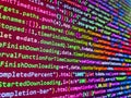 Programming code abstract software technology background of software developer and Computer script. Malware is hidden in the code Royalty Free Stock Photo