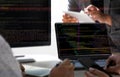 Software  Programming code abstract technology background Developer programming and coding technology  software developer and Royalty Free Stock Photo