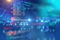 Programming code abstract technology background of software developer and Computer script Royalty Free Stock Photo