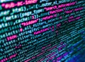 Programming code abstract technology background of software developer and Computer script. Code of javascript language on white Royalty Free Stock Photo