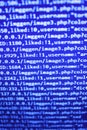 Programming code abstract technology. Royalty Free Stock Photo