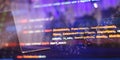 Programming code on the laptop screen. Notebook closeup. Royalty Free Stock Photo
