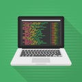 Programming and coding concept. Royalty Free Stock Photo