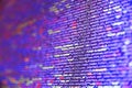 Programming Coding with editor colorful themes. Abstract program code on computer screen. Internet app development and design. Royalty Free Stock Photo
