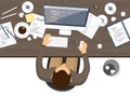 Programming,coding. Flat computing background. Code, hardware,software. Web development. Search engine optimization Royalty Free Stock Photo