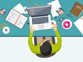 Programming,coding. Flat computing background. Code, hardware,software. Web development. Search engine optimization Royalty Free Stock Photo