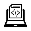 Programming, coding icon Royalty Free Stock Photo