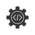 Programming Coding Icon Royalty Free Stock Photo