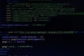 Programming coding screen, Technology coding background, Context dot get string on kotlin, programming language Royalty Free Stock Photo