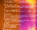 Programming coding source code screen.