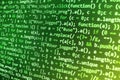 Programming coding source code screen. Royalty Free Stock Photo