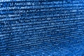 Programming coding source code screen. Royalty Free Stock Photo