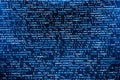 Programming coding source code screen. Royalty Free Stock Photo