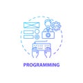 Programming concept icon Royalty Free Stock Photo
