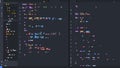 Programming Console Illustration. Code, Coding