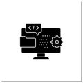 Programming environment glyph icon