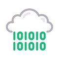 Programming vector color line icon Royalty Free Stock Photo