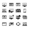 Programming Icons Black