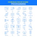 Programming Icons - Futuro Blue 25 Icon pack