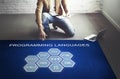 Programming Language Coding Developer Software Concept Royalty Free Stock Photo