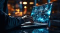 programming, laptop keyboard, web,working panel, virtual computer,internet background