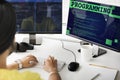 Programming Scheduling Digital Application Code Concept