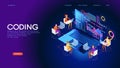PROGRAMMING SKILLS concept banner Royalty Free Stock Photo