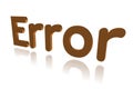Programming Term - Error - 3D image