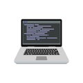 Programming, writing code Royalty Free Stock Photo