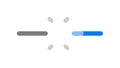 Progress Bar Icon, Representing Loading or Status, vector design Generative AI Royalty Free Stock Photo